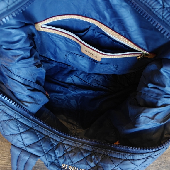 MZ Wallace Medium Sutton Deluxe in Navy/Black - Picture 2 of 5